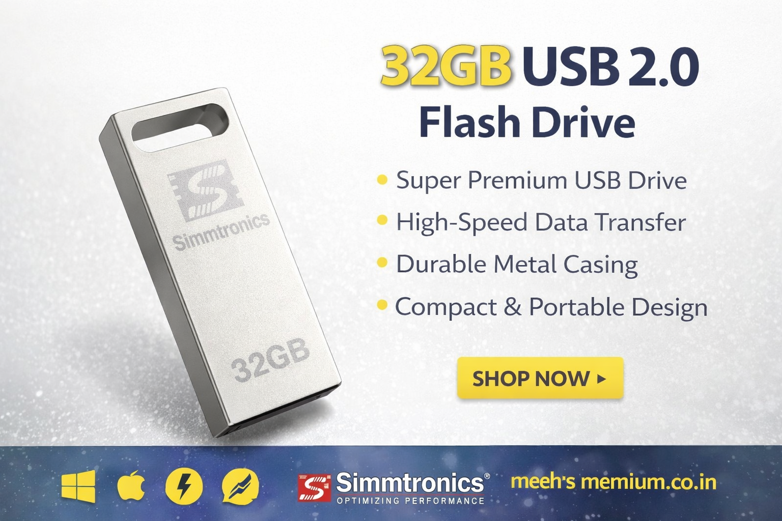 Simmtronics 32GB USB 2.0 Flash Drive