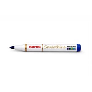 Kores Smoothline Blue Whiteboard Marker Box of 10