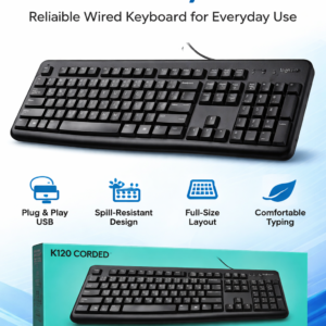 Logitech K120 Corded Keyboard