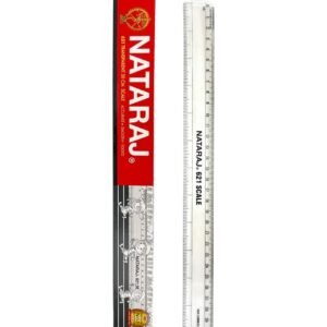 Nataraj 621 Transparent 30 cm Scale Pack of 10