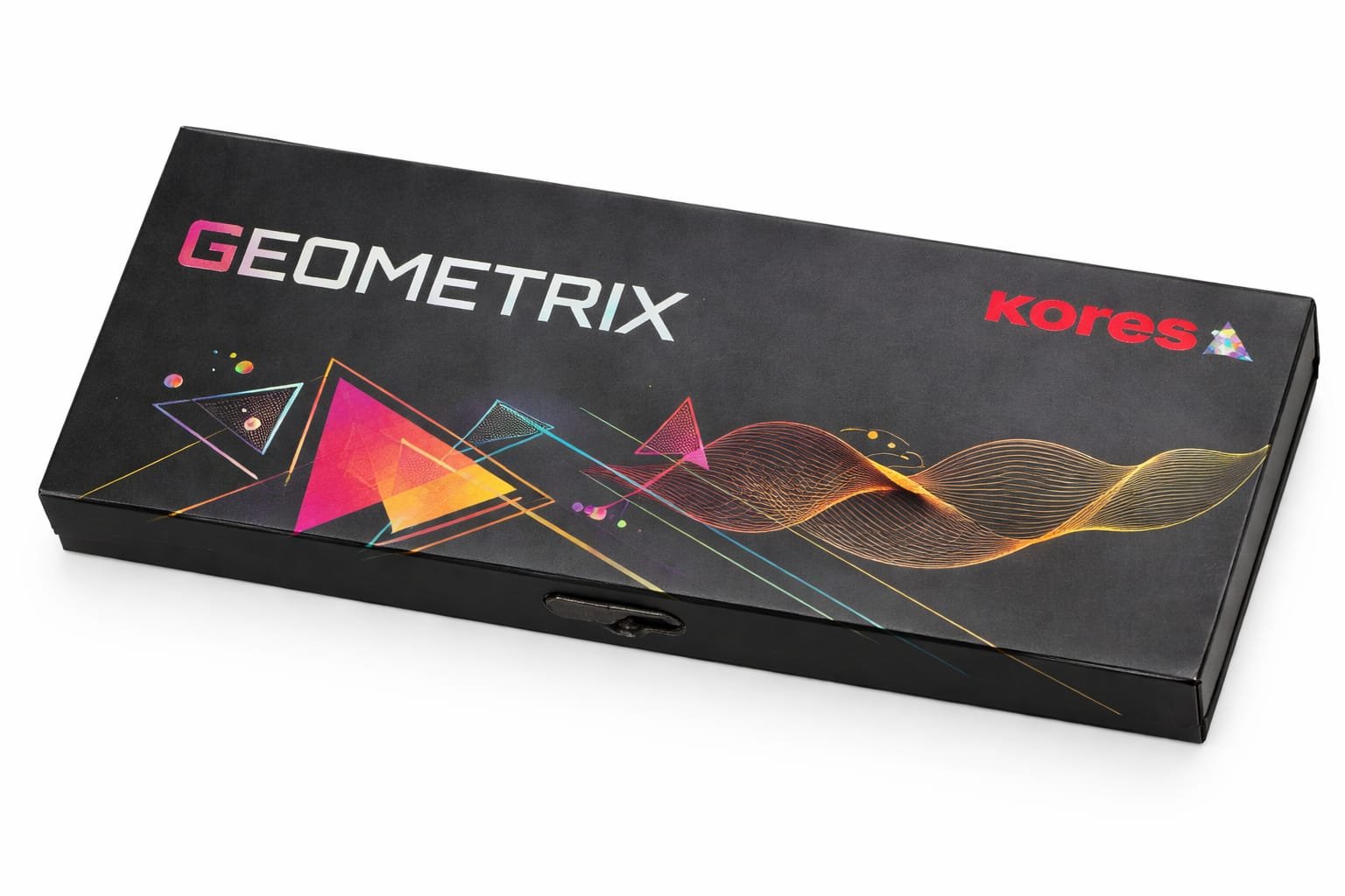 Kores Geometrix Geometry Box is a premium-quality metal geometry set