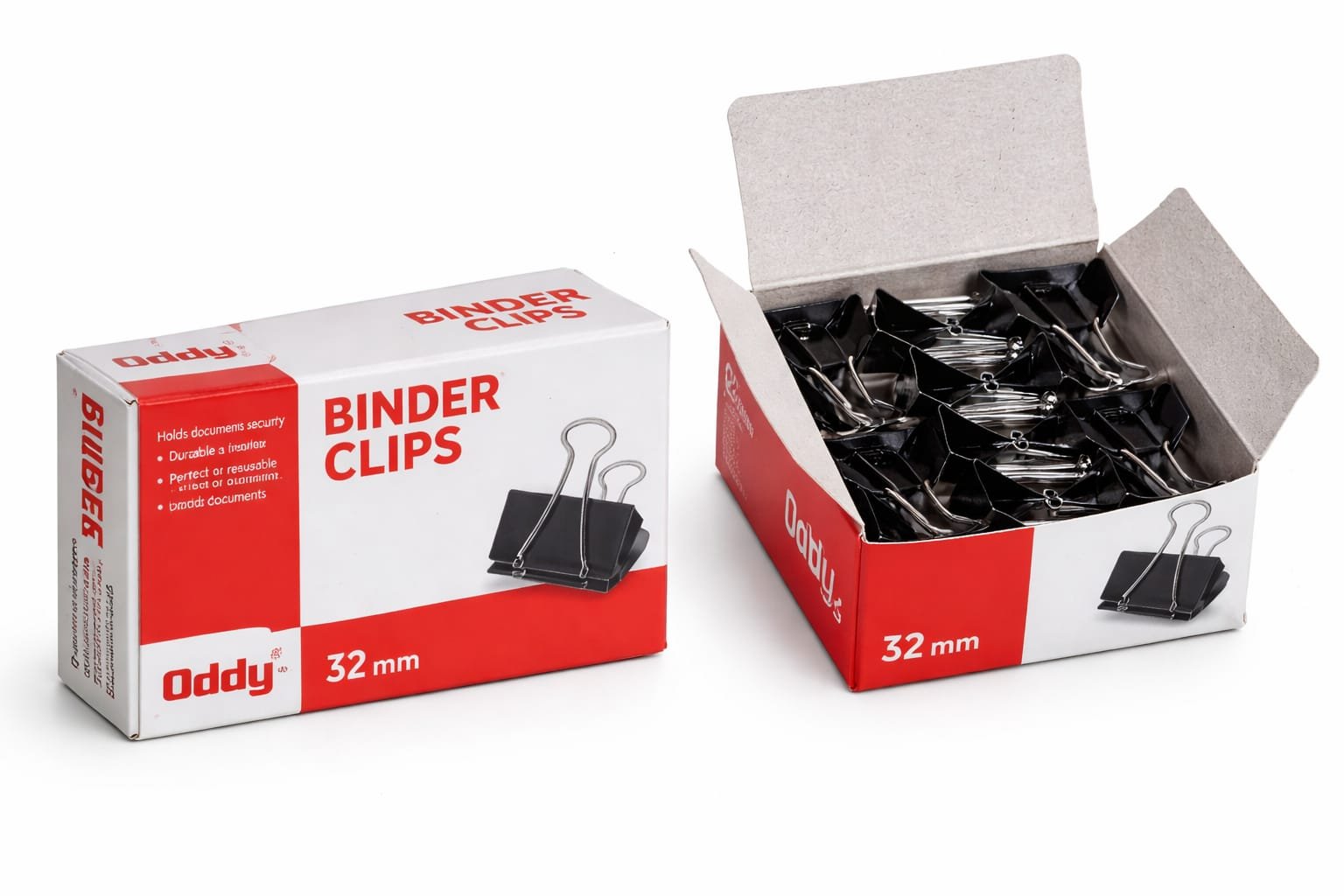 Oddy Binder Clips 32mm (12 Pieces)