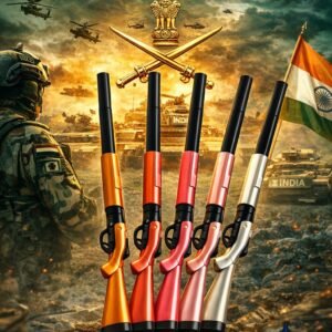 Indian Army Rifle Style Fancy Pen (Pack of 4 pcs.)