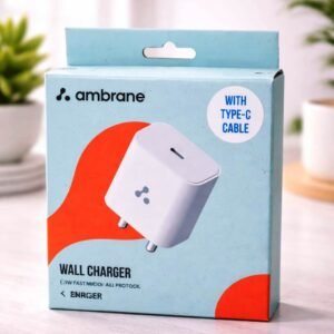 Ambrane Wall Charger with Type-C Cable