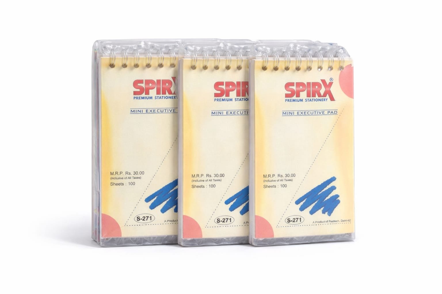Spirx Mini Executive Pad Pack of 5
