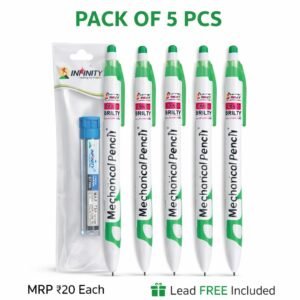 Infinity Brilty 0.7mm Mechanical Pencil Pack of 5