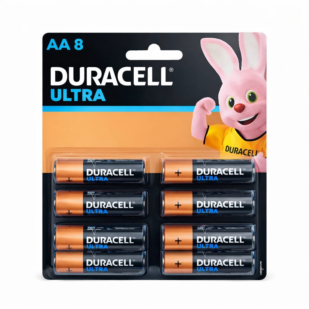 Duracell Ultra AA Battery Pack of 8
