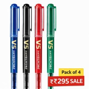 Pilot V5 Hi-Tecpoint Pen Pack of 4
