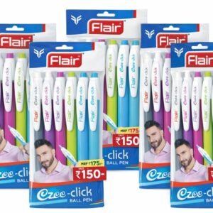 Flair Ezee-Click Ball Pen Pack of 5