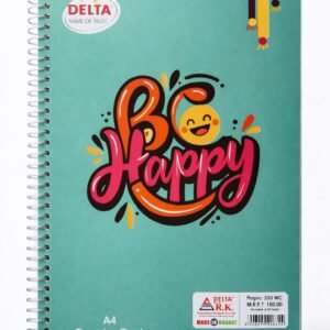 Delta A4 Spiral Notebook 200 Pages
