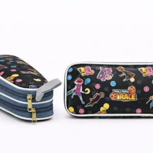 India Stationery Double Zipper Pencil Case