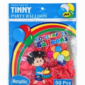 Metallic Red Party Balloons 50 Pcs