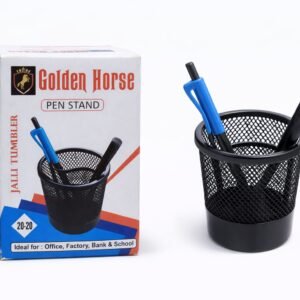 Golden Horse Pen Stand